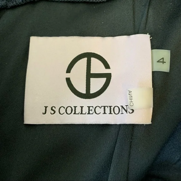 JS Collections Soutache Mermaid Gown NWT - Picture 11 of 12